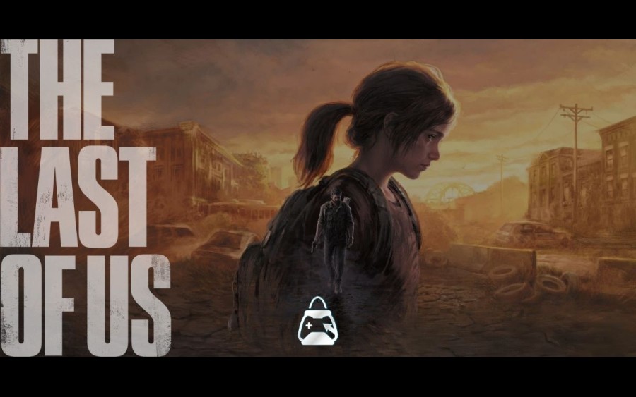 The Last of Us game in background, etail logo in front