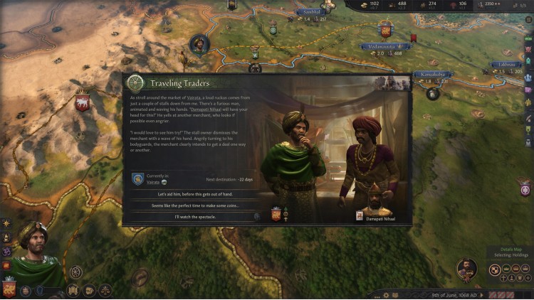 Crusader Kings III: Wandering Nobles