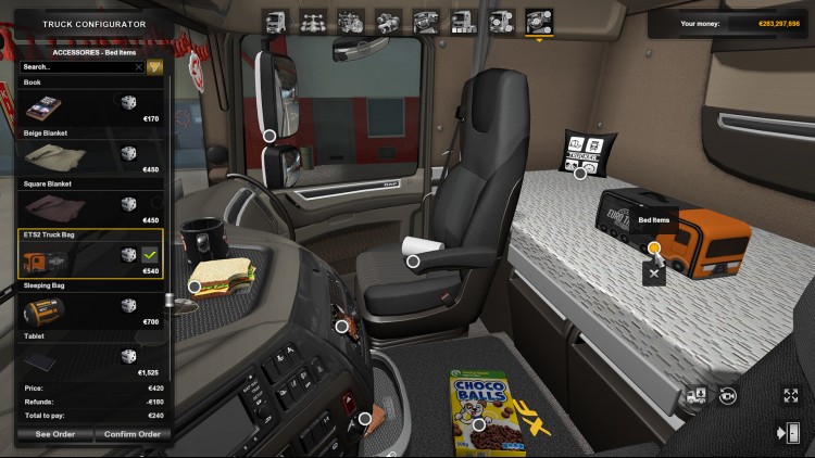 Euro Truck Simulator 2 - Cabin Accessories