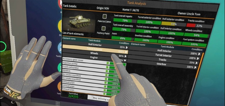 Tank Mechanic Simulator VR